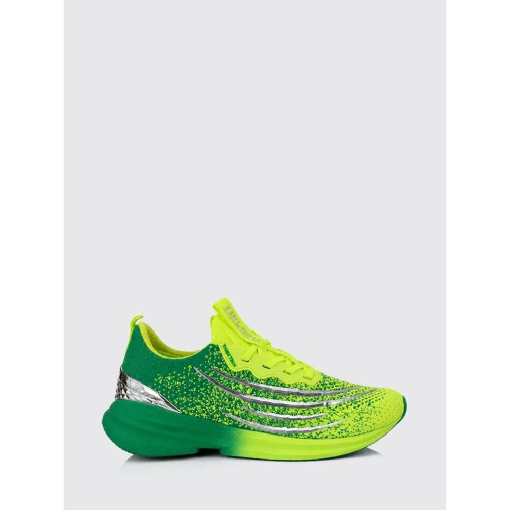 Plein Sport Men Plein Sport Tiger Tech Bicolor Technical Fabric Low Top Sneakers